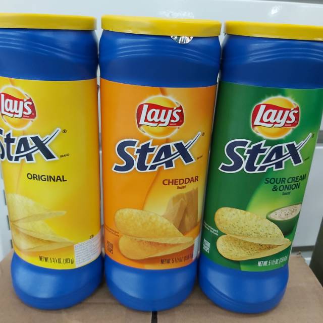 

LAYS STAX POTATO CRISP CHIPS SNACK IMPORT LAY'S