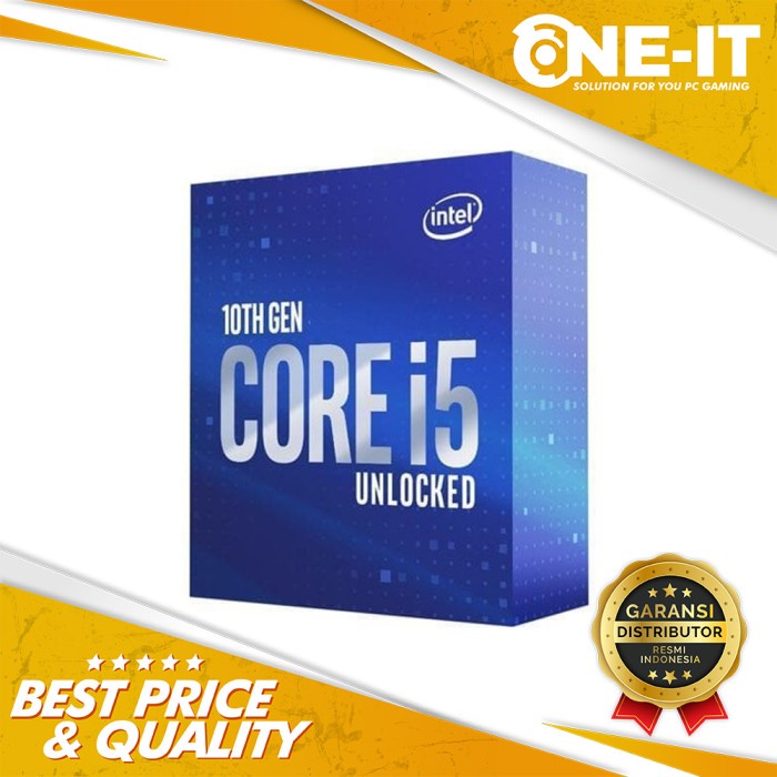 CPU Processor Intel Core i5 10600K BOX 4.1Ghz Intel LGA 1200 Gen 10