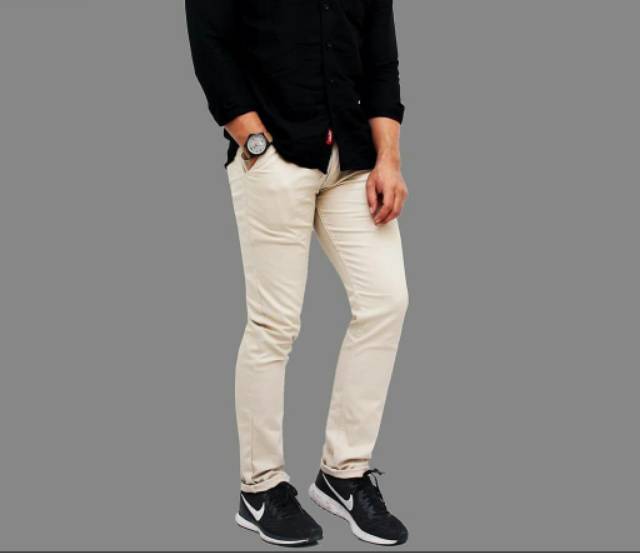 Celana chino panjang pria / Chino Pants Original Berkualitas