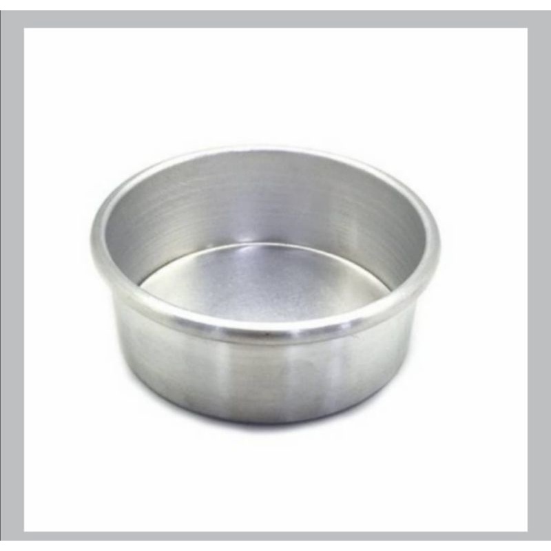 Loyang Bulat Press Tanpa Sambungan 10cm x tinggi 5cm