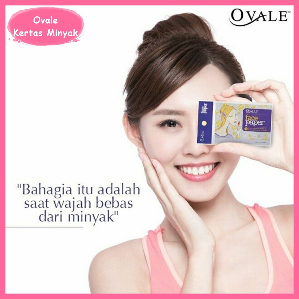 Ovale Face Paper / Kertas Minyak / Kertas Minyak Oval / Kertas Minyak Wajah /Ovale