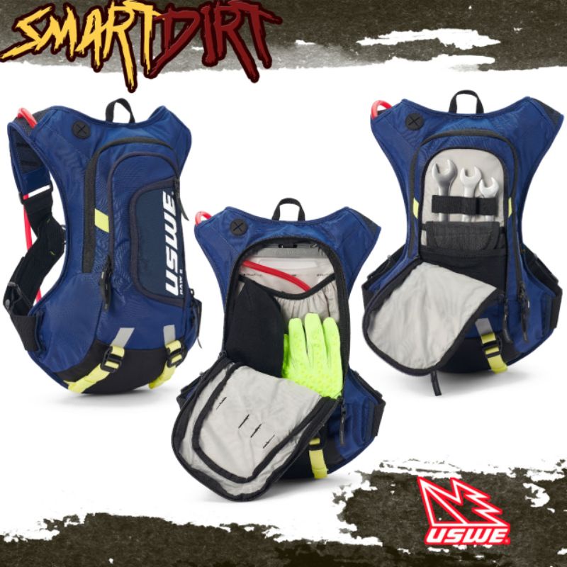 TAS USWE RAW 8 HYDROPACK USWE RAW 8 HYDRO BAG USWE RAW 8 BLUE ORI