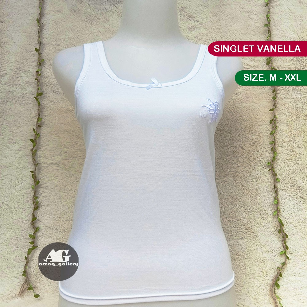 SINGLET VANELLA | Kaos Dalam Wanita / Singlet Wanita / Tang top / Kaos Singlet / Kaos Tang Top