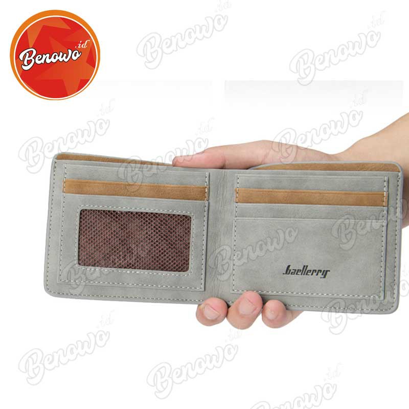 Dompet Pria Import Model Lipat kulit Sintetis Elegan Keren - DP07-5
