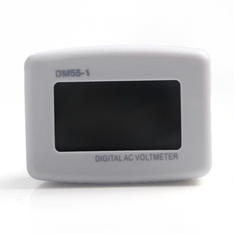 Voltmeter Digital AC EU Plug 110-300V / Alat Pengukur Listrik - White