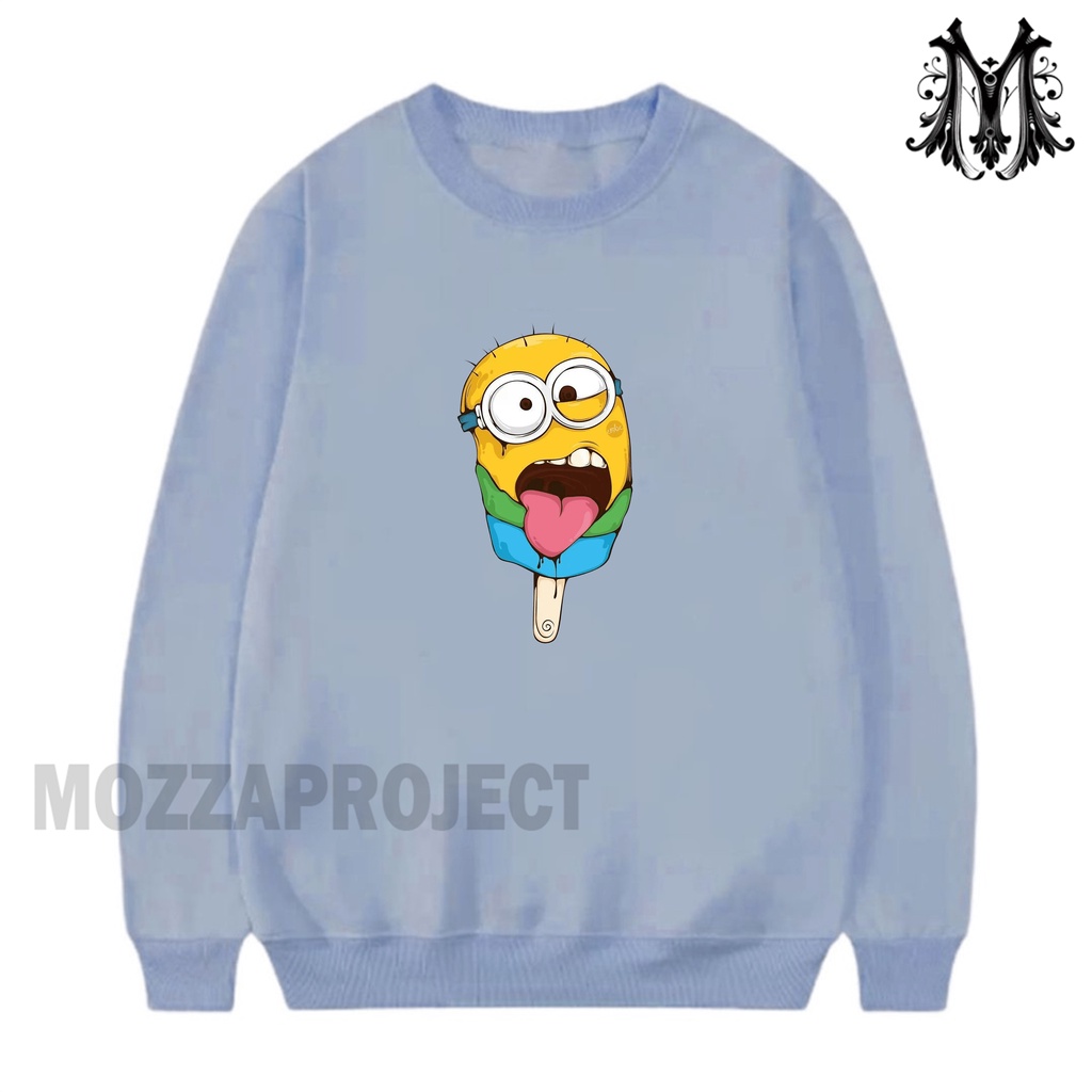 Mozzaproject Sweater Crewneck Sweatshirt Minion Ice