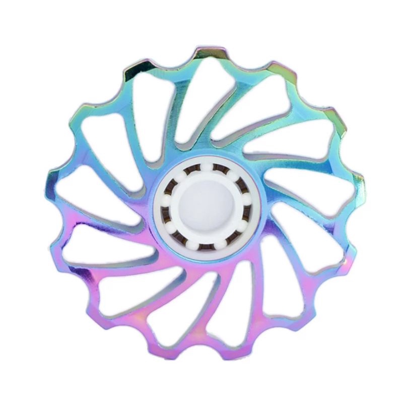 Meijun Pulley RD 13T Ceramic Bearing Wheel Guide Pullay RD Sepeda Rainbow