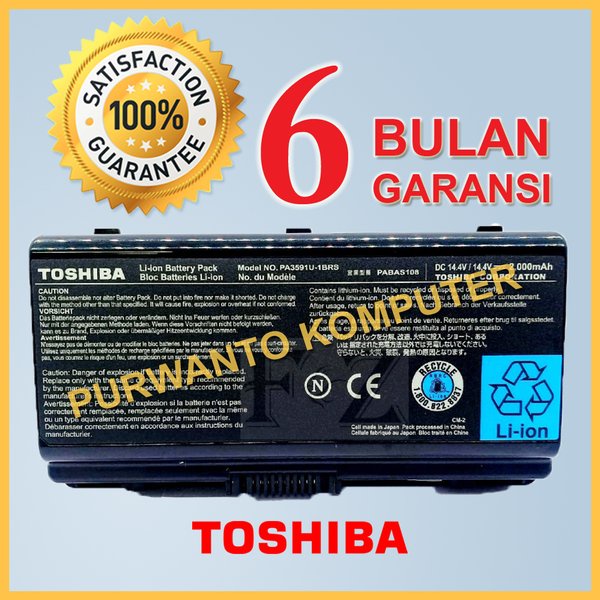 Original Baterai Laptop TOSHIBA Satellite L40 L40-10O L40-12K L40-12N L40-12W L40-12X L40-12Y L40-12