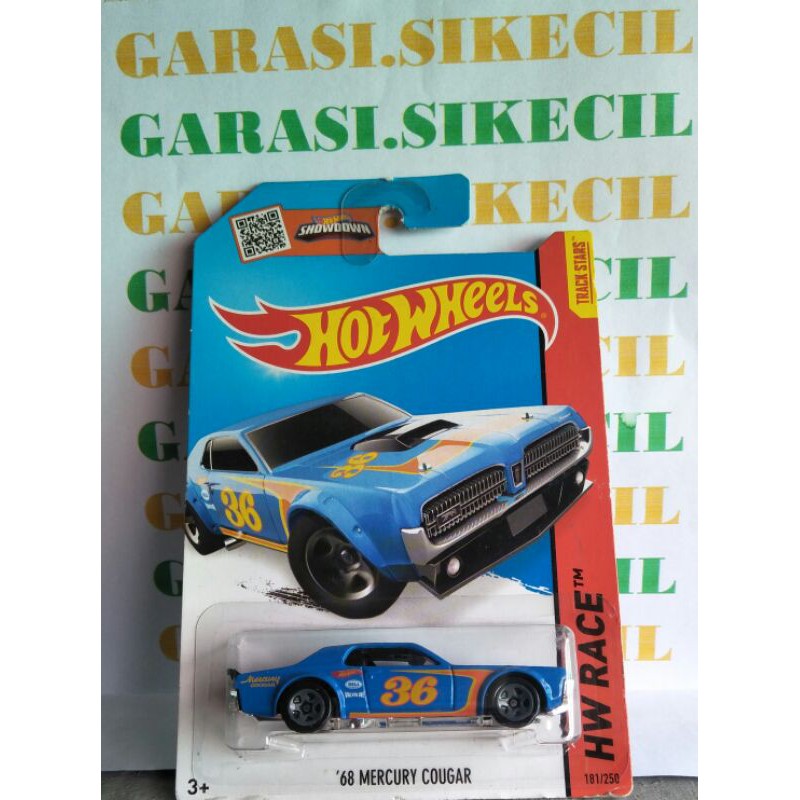 Hotwheels 68 Mercury Cougar