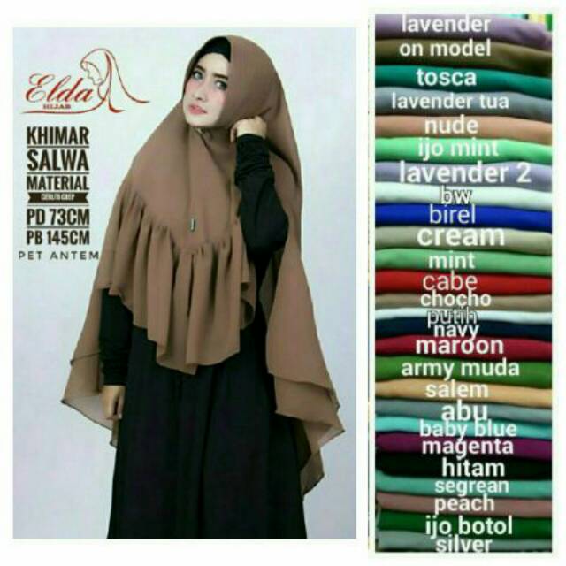 Khimar salwa by Elda hijab