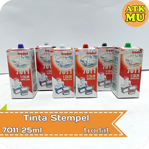 

Tinta Stempel Warna Stamp Ink Color 25ml Trodat 7011