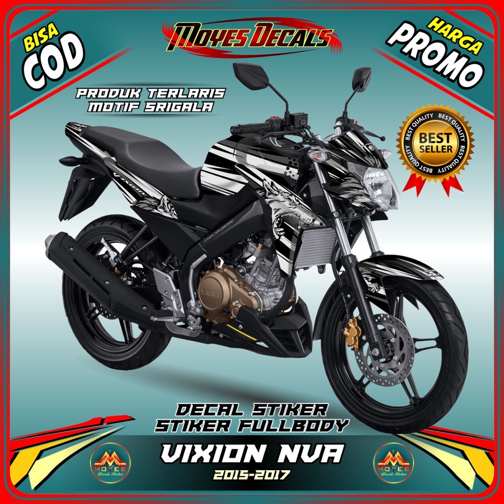 Terbaru Bisa Cod  decal motor vixion nva - stiker motor vixion advance stiker vixion nva full body