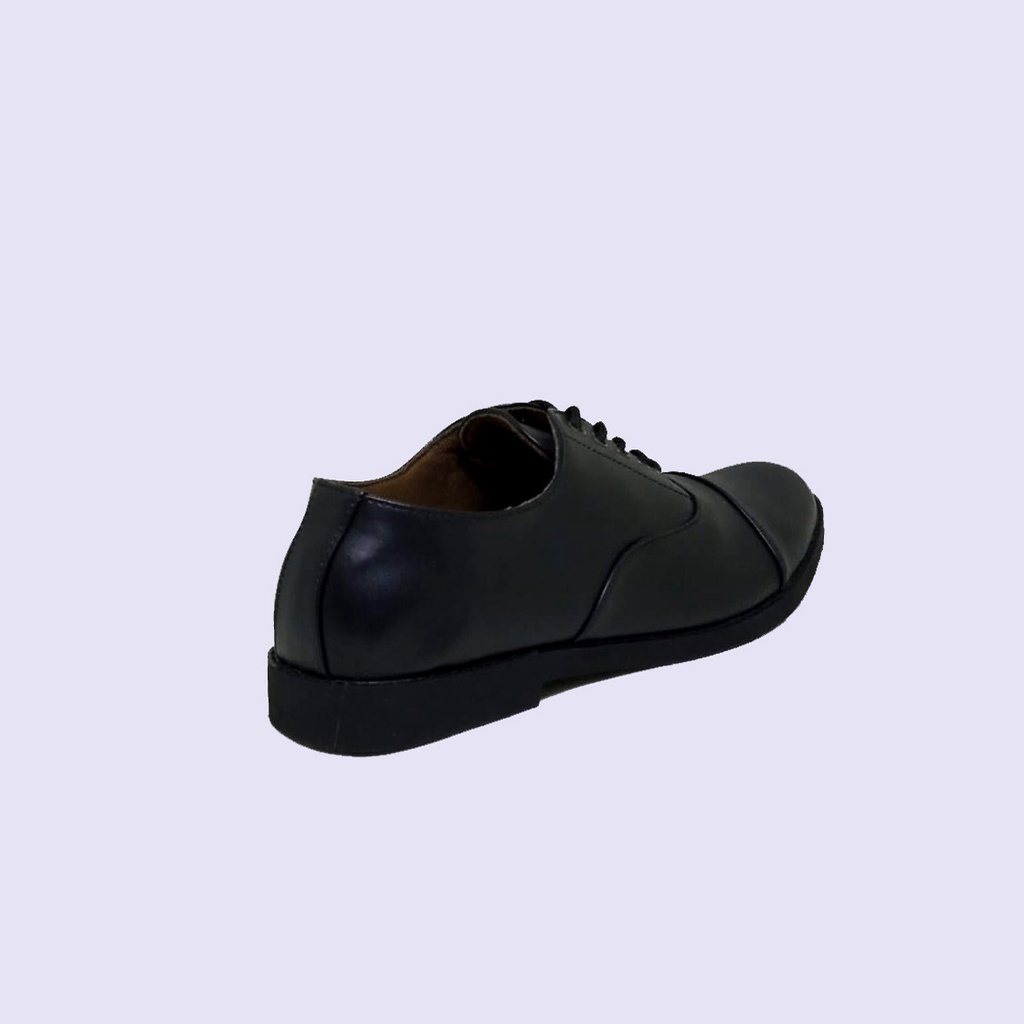 Sepatu Pantofel Pria Big Size Oxford Full Black / Sepatu Kerja Kantor laki cowo keren Ukuran Besar jumbo