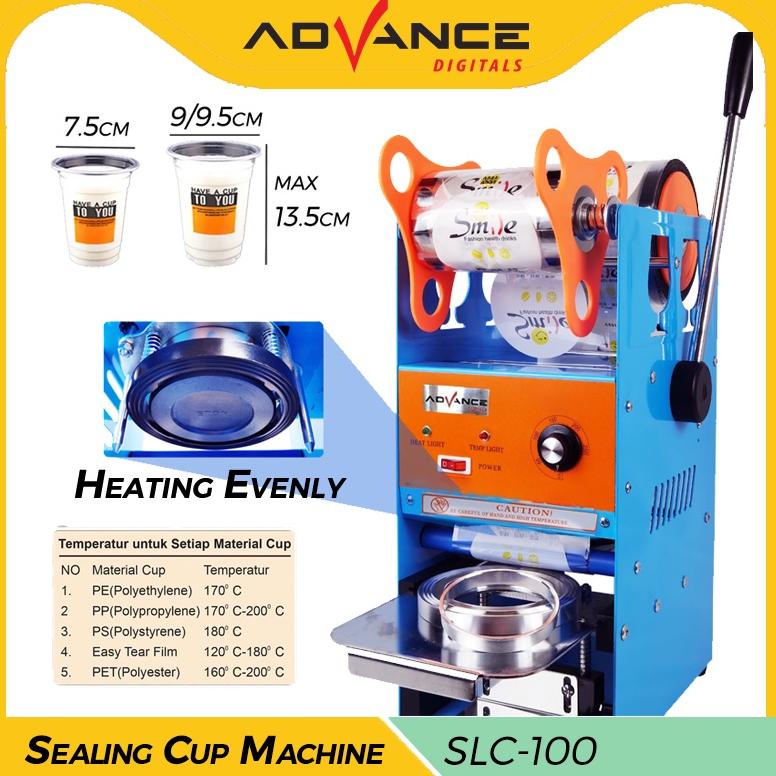 [Art. F275J] [COD] Advance SLC 100 Mesin Sealer Cup Mesin Penutup Minuman Plastik / Alat Pres Gelas 