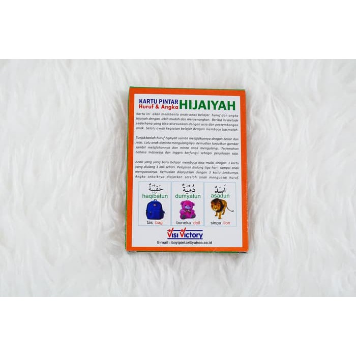 Mainan edukasi kartu pintar huruf &amp; angka Hijaiyah / Flashcard Hijaiyah