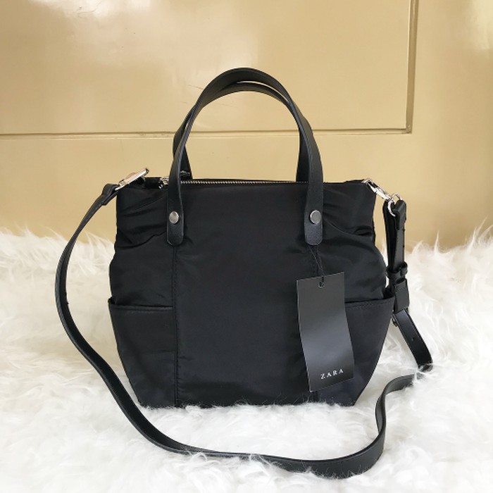Tas Zara Technical Fabric Original 100% Murah Supplier Tangan 1 Import - Kuning