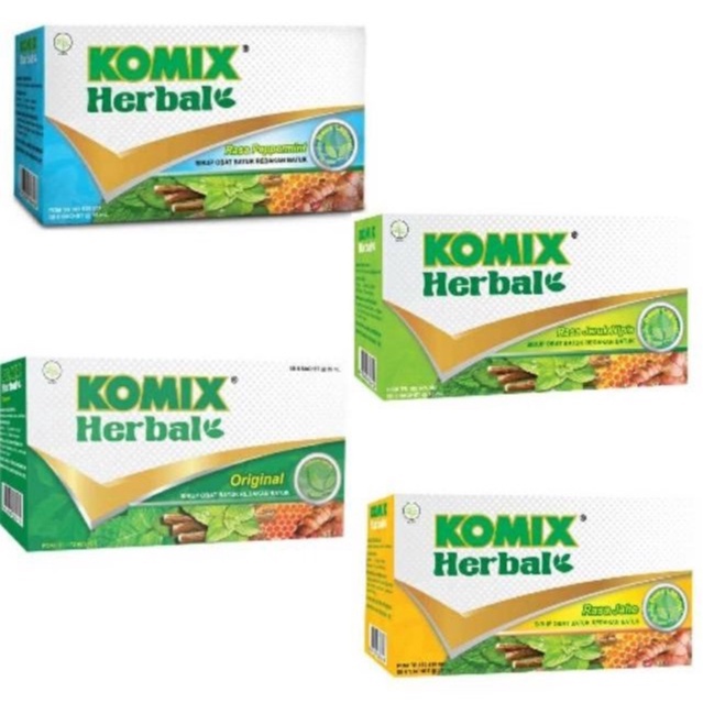 

KOMIX HERBAL SACHET 1 dos isi 6 Sirup Obat Batuk