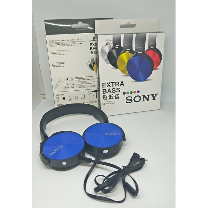 HANDSFREE HEADPHONE BANDO S-O-N-Y MDR XB450AP