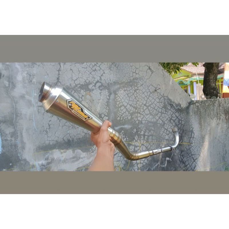 Knalpot  fantera leher kolong Pnp Jupiter z Vega r Supra x Revo Blade Gren Smes Shogun dll