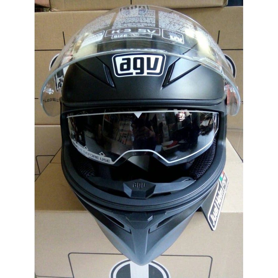 AGV K3 SV Black Matte Solid