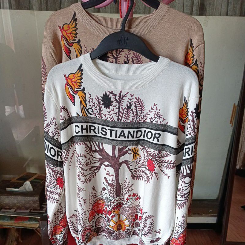 atasan knit rajut dior