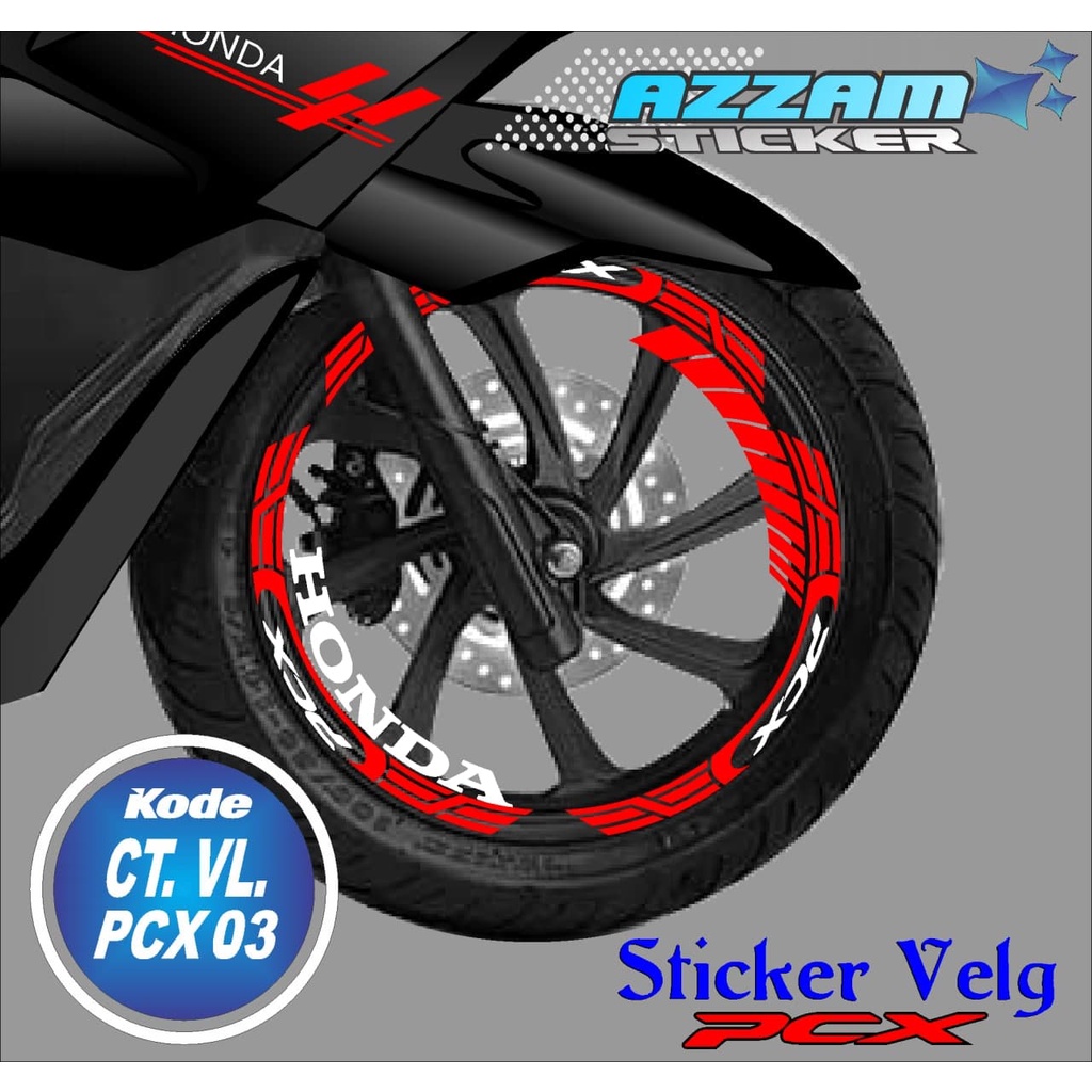 LIST VELG NMAX- STIKER LIST VELG NMAX- LIST PELEK  MOTOR NMAX AZ 03
