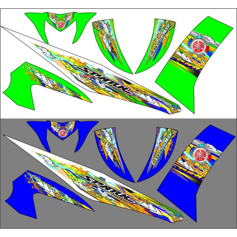 STRIPING TRANSPARAN HOLOGRAM VEGA ZR