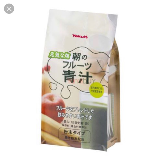 Yakult Aojiru No Merguri Ooita Young Barley Grass Dietary Fiber ( Detox & Cleanse ) 15pcs Oujiru