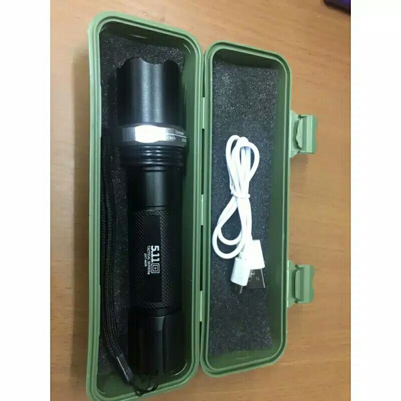 Senter Swat dan Lampu COB ZXT 9626 Charger Senter XPE dan COB 511