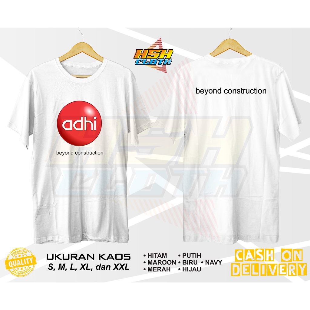 Baju Kaos Distro PT Adhi Karya (Persero) Tbk Perusahaan Bisa Custom - HSHCloth