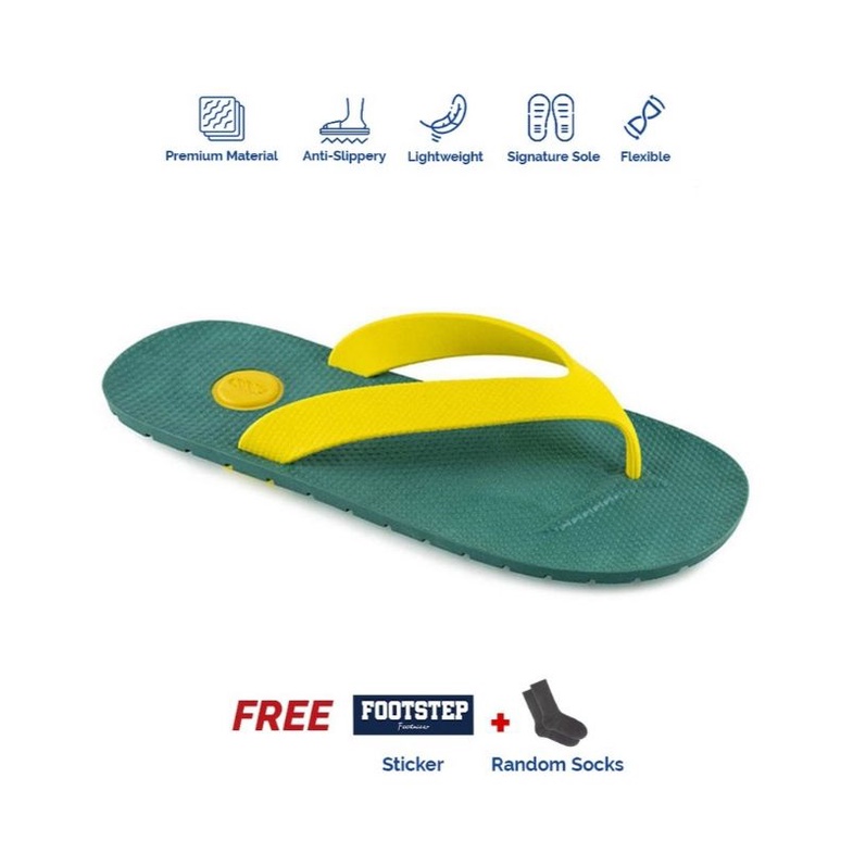Sandal Pria Jepit Footstep Footwear - Adam Green | RWS