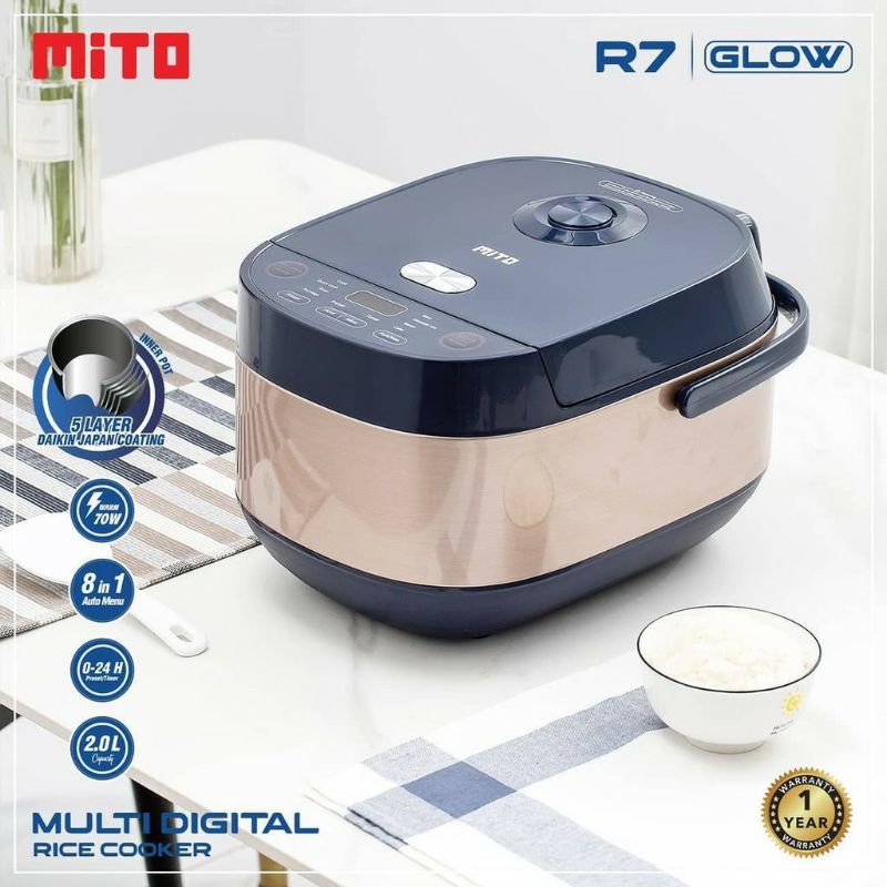 MAGIC COM RICE COOKER MITOCHIBA R7 ANTI LENGKET MEMASAK LEBIH SEMPURNA READY SAMARINDA