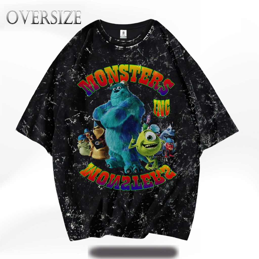KOAS OVERSIZE WASHING ANIME MONSTERS VINTAGE TEE