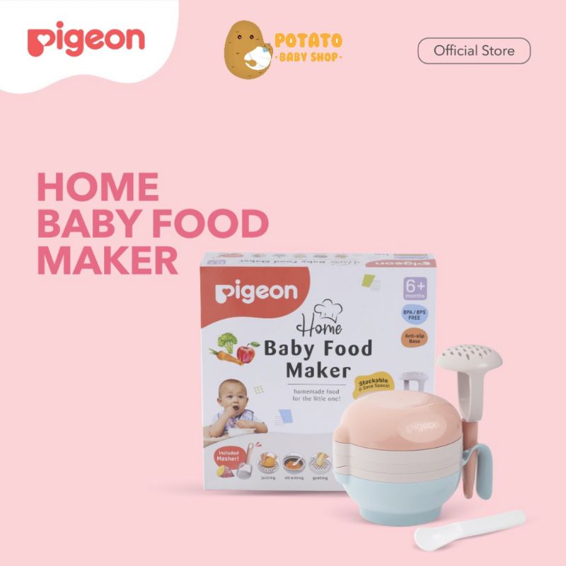 Pigeon - Home Baby Food Maker / Set Alat mpasi manual