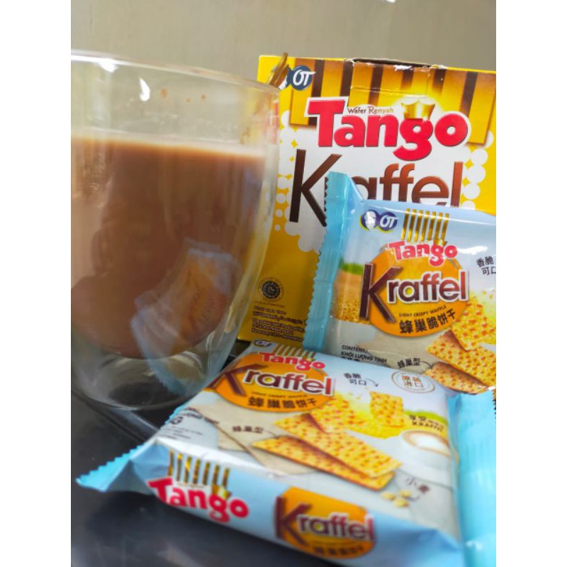 TANGO KRAFFEL / TANGO BOX / 6pcs ORIGINAL SALTED CARAMEL HALAL IMPORT SNACK CEMILAN ANAK