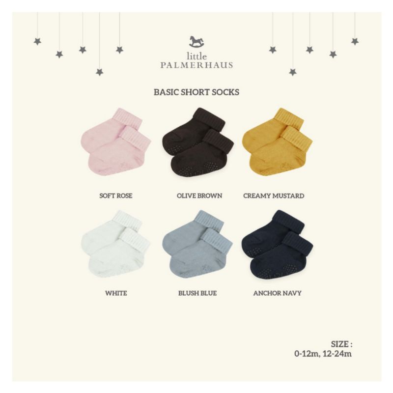 Little Palmerhaus - Folded Cuff Socks (Kaos Kaki Bayi)
