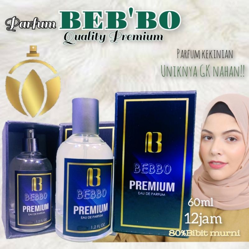 Parfum BEBBO Premium Quality/Parfum Kekinian/Parfum Unik Viral 60ml