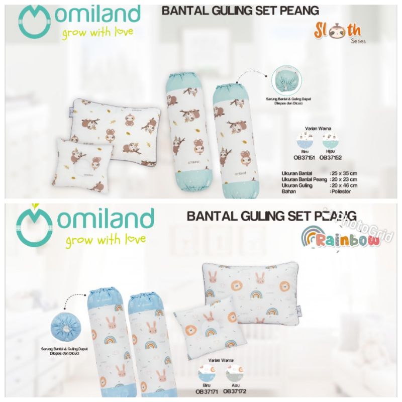 omiland bantal guling animal series