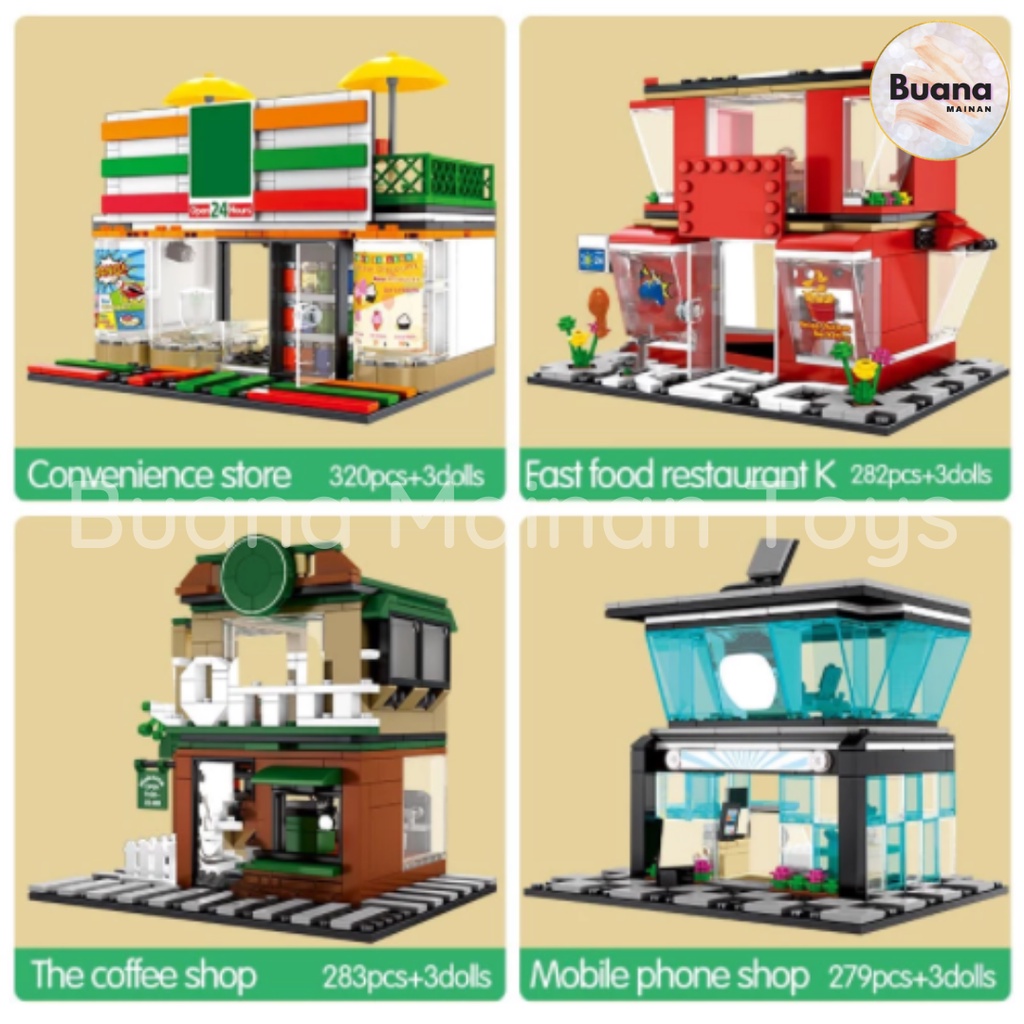 BRICKS SEMBO FRANCHISE BUILDING BRICK CREATOR 601017 MAINAN EDUKASI ANAK COWO CEWE BUILD BLOCKS