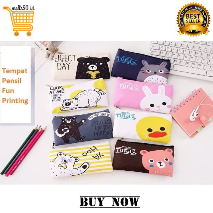 

Tempat Pensil Korean Tempat Pensil Karakter Pouch Pensil Pouch Alat Tulis PB 115