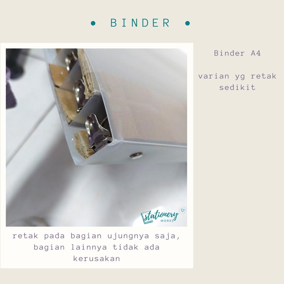 

CHH Binder A4 clear transparan - 30 ring - notebook ring✣ (Terbatas)Terbaru ➪