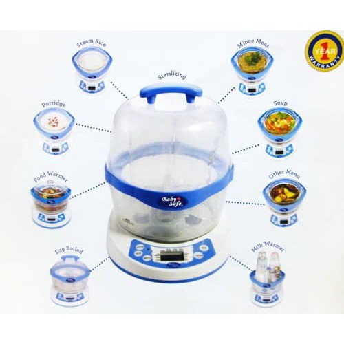Baby Safe Multifunction Cooking Steamer 10In1