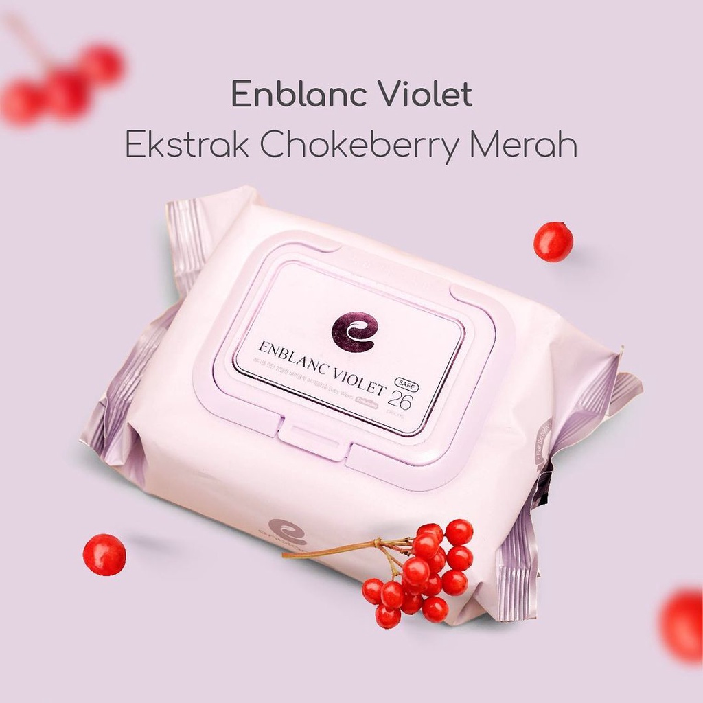 ENBLANC Tissue Basah Korea Indipink / Violet / Beige