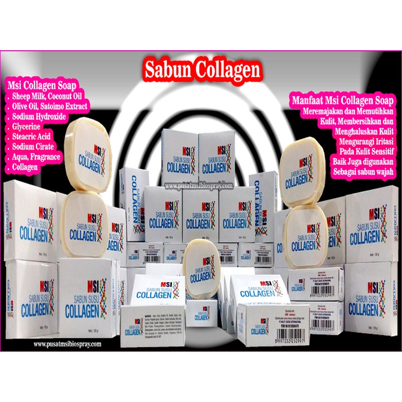 Msi Collagen Soap/Collagen Soap/Sabun Collagen/Msi Sabun Collagen