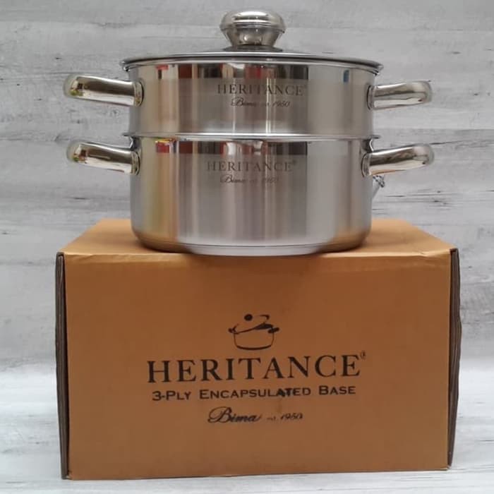 PANCI BIMA HERITANCE 20 CM 2 TINGKAT BP121520 2 TIER STEAMER SAUCEPOT