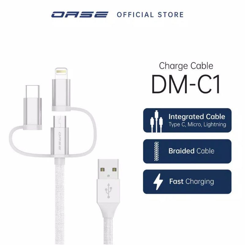 OASE USB CABLE CHARGING 3 IN 1 SMC1-ORIGINAL