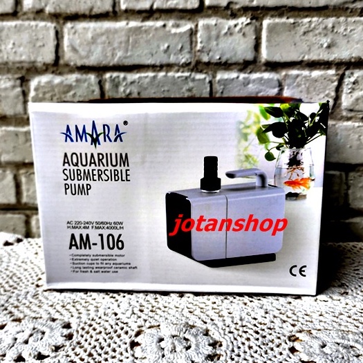 AMARA AM 106 AM-106 AM106 Pompa Air Power Head Aquarium Aquascape Kolam Hidroponik