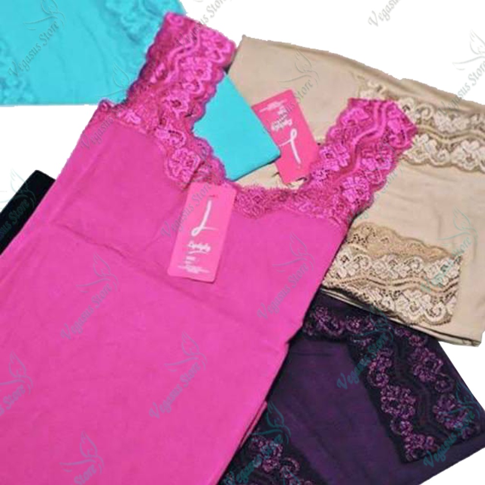Tanktop Renda Mavel / Camisol Renda Mavel Super Soft Tanktop Wanita All Size Tangtop Tank Top Wanita Renda Polos Warna Kaos Dalam Wanita-Vegasus Store(COD)