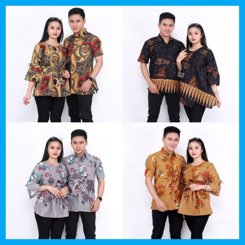 BATIK COUPLE BATIK SARIMBIT COUPLE ATASAN BATIK BATIK PEKALONGAN COUPLE SERAGAM BATIK ATASAN BARU