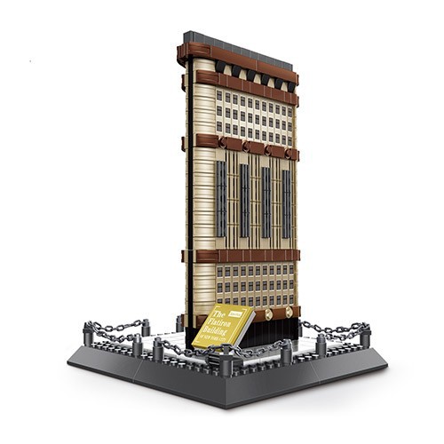 FLATIRON BUILDING NEW YORK 838PCS MAINAN ANAK NO LEGO BRICKS BLOCK